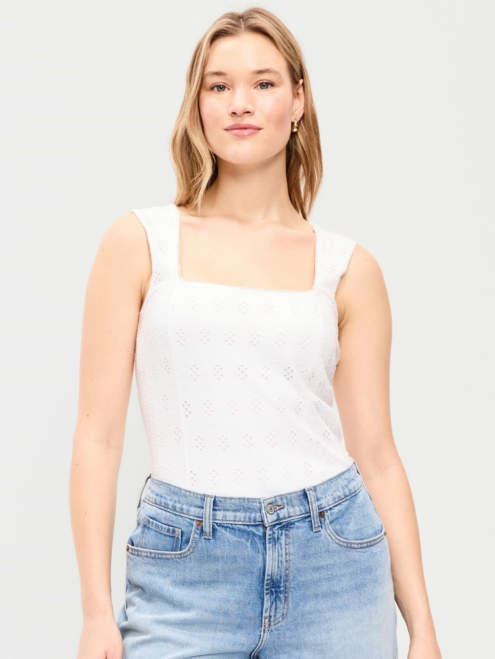 NWT Old Navy Eyelet Tank Top